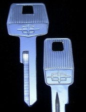 LINCOLN Continental 1961-1963 OEM Logo KEY BLANK SET NOS Fits All Lincoln 57-65 