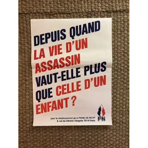 Affiche politique front - politique,