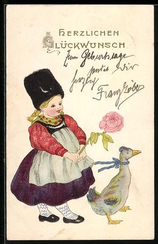 Carte postale félicitations