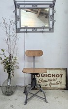 Chaise D&#039;atelier industriel Bienaise 52 design vintage 50 60 