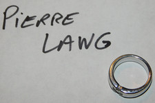 original BAGUE ARGENTEE pierre LANG avec poincon PL argent ?