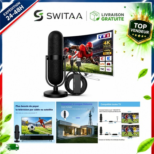 Antenne intérieure tnt 4k - antenne,