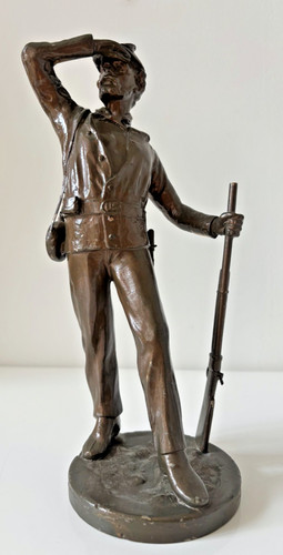 Ancienne statuette soldat