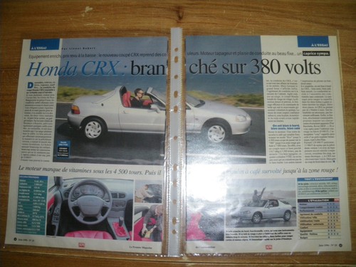 Essai honda - a, l'essai.........honda