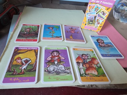 Jeu cartes des 7 - de,