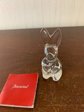 3 Clear Baccarat Crystal Rabbits (Price Per Piece)