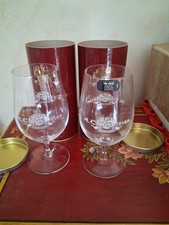 LOT DE 2 VERRES EN CRISTAL RIEDEL M CHAPOUTIER GOURMET