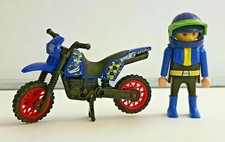 PLAYMOBIL MOTO TRIAL BLEUE
