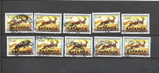 10 TIMBRES CONGO BELGE