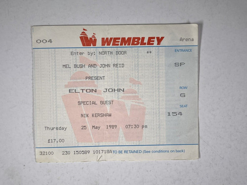 Billet elton john - billet,
