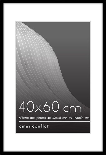 Cadre photo 40x60cm noir - cadre,