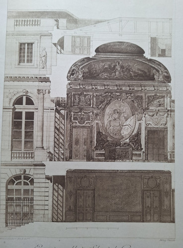 Gravure xix palais de - xix°,