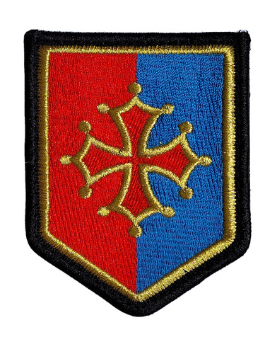 Ecusson brode region occitanie - region,