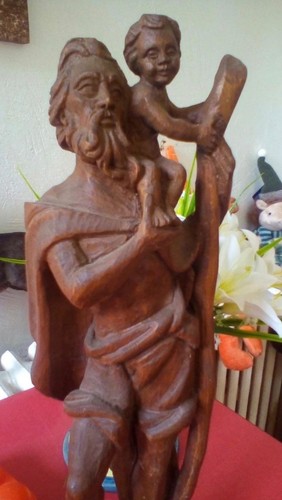 Sculpture ancienne bois - en,