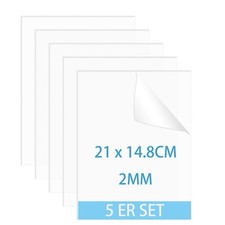 5 Pcs Plaque Acrylique