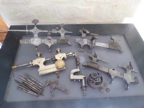Outils horloger anciens lot - outils,