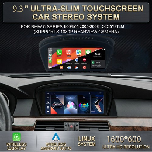 Wireless carplay stereo - 9.3'',