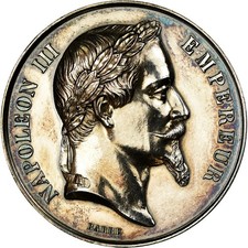 [#716880] France, Medal, Napoléon III, Concours Agricole Régional, Clermont, 187