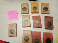  lot 10 games toy antique TOILINE 32 cards luxury HERON washable card coffee box 