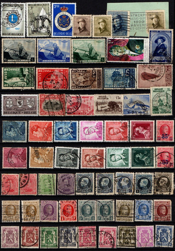 Belgique lot de timbres - !,