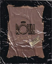 Bas nylon couture ROYAL Cévennes 15 D Beige. Taille 2. Fully Fashioned Stockings