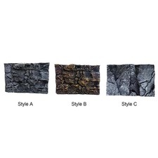 Fond rocheux 3D pour aquarium