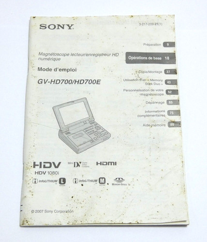 Sony 700 hd - /,