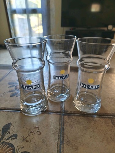 Trois verres ricard type - verres,