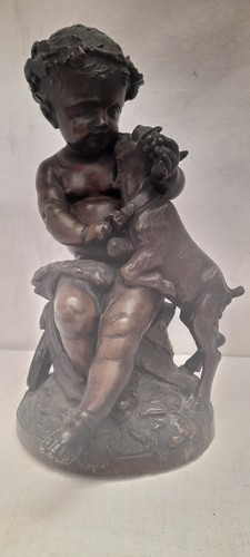 Bronze ancien signé lebroc - lebroc, j