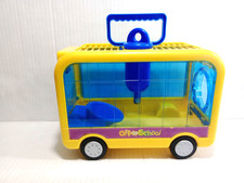CritterTrail School Bus Pet Carrier Hamster Gerbil Travel Cage Habitat, VG 
