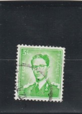L7291 BELGIQUE TIMBRE Y&T N° 1068 de 1958-62 " Roi Baudouin 1er " Oblitéré