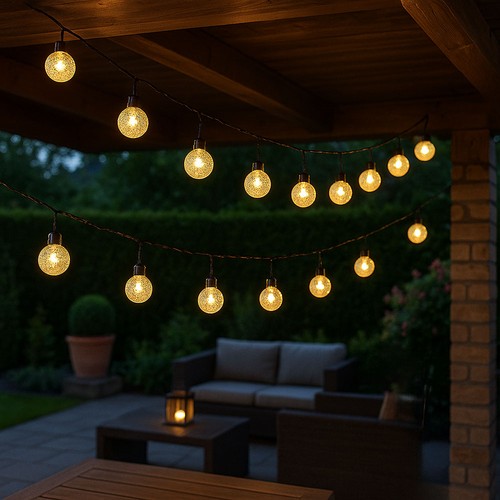 Guirlande lumineuse solaire - lumineuse,