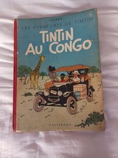 Tintin - Au Congo - EO Couleurs - B1 De 1947 - Papier Mince - BE