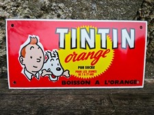 Plaque émaillée TINTIN