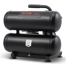 VEVOR Compresseur d'Air Compact Portable Sans Huile Réservoir 18 L 90 PSI 650 W