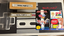 Fatal Fury 2 Kit Snk Neo Geo Mvs 100% Original Cartridge And Box And 2 Flyers