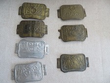 LOT 7 PLAQUES FISCALES DE VELO