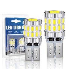 T10 LED License Plate Light Bulbs 6000K Super Bright White 168 2825 194 Canbus