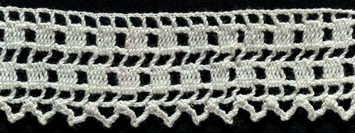Dentelle ancienne aux - aux, fuseaux