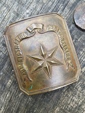 plaque de ceinturon francaise