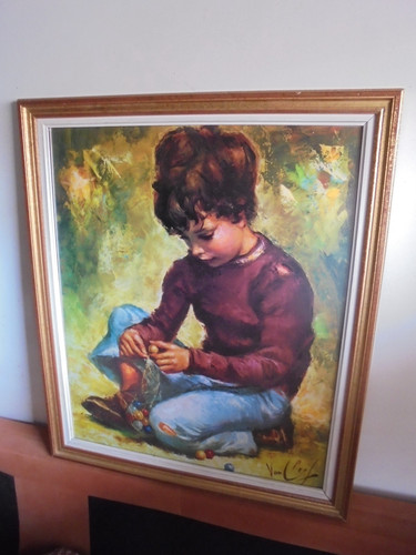 Ancien cadre bois doré - ,