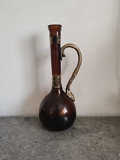Antique Muscat Glass Carafe Bottle 1912. Vintage 