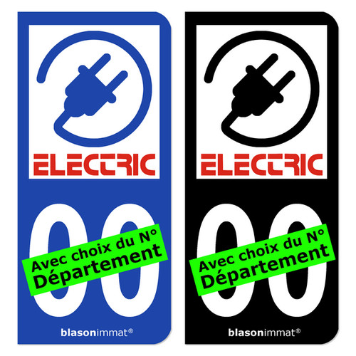 Autocollant plaque