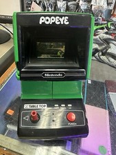 NINTENDO GAME & WATCH TABLE TOP POPEYE 1983 WORKS W damage see description  pics
