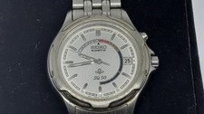 Rare Seiko Kinetic 5M42 - 0C40 SQ50 Mens Watch 1990' with Box