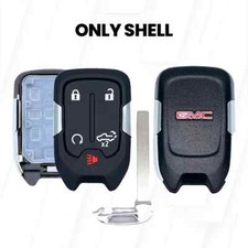 SHELL 2019-2022 GMC SIERRA 5 BUTTON KEY FOB CASE SHELL REPLACEMENT OEM