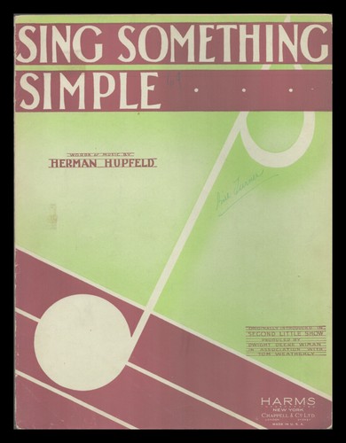 Sing something simple - something, herman