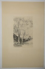 COROT J.B Camille - "Le Dôme Florentin". XIXe.