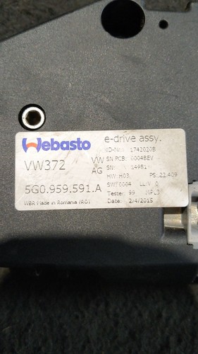 Moteur toit ouvrant volkswagen - moteur,