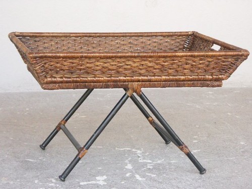 Table basse osier dalle - en,